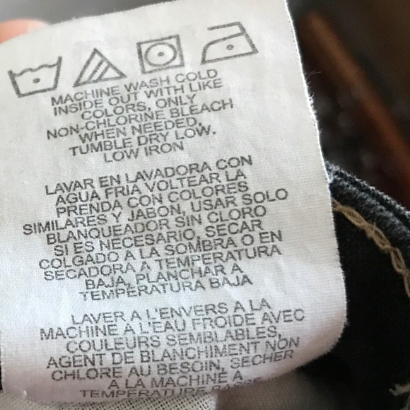 Vintage Lee Women’s Denim jeans Flare Wide legs High Rise Black Size 9-10 - Picture 5 of 6